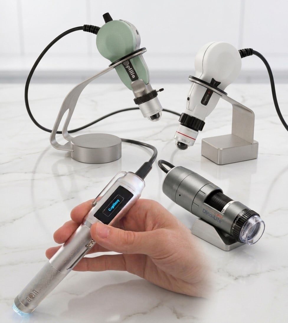 Capillaroscopy devices